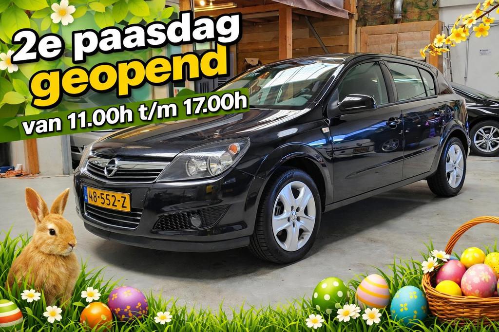 Opel Astra 1.6 Edition Clima, Cruisecontrole, Lage kilometer, Voorwielaandrijving, Stof, Gebruikt, Zwart