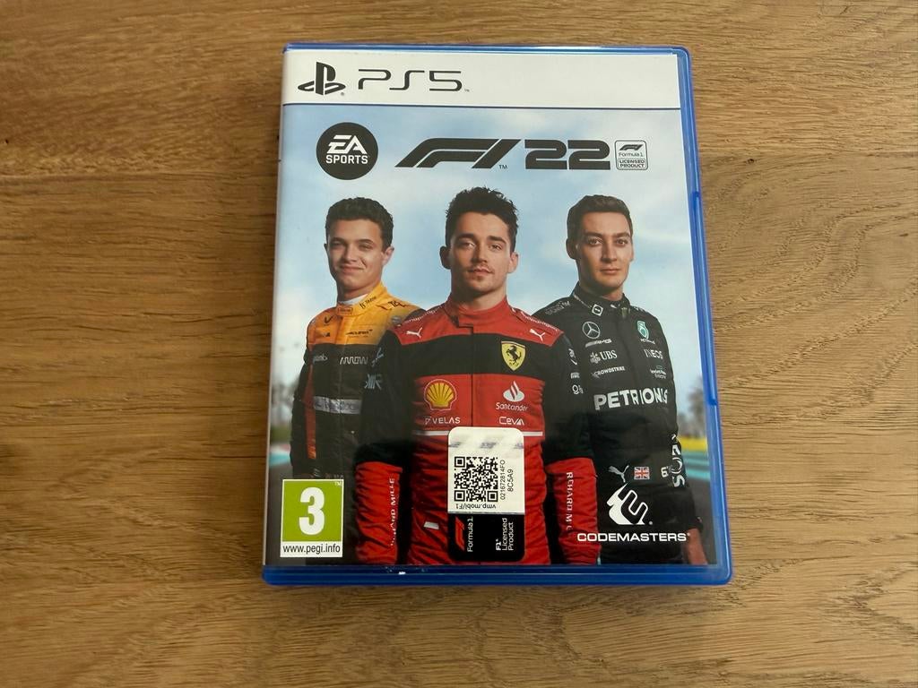 F1 22 - PlayStation 5 (PS5) - Zo goed als nieuw, Spelcomputers en Games, Games | Sony PlayStation 5, Online, 1 speler, Racen en Vliegen