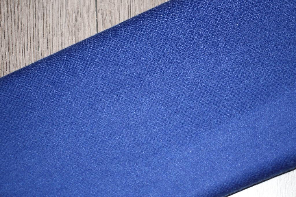 Geweven soepel dikke viscose stof - uni blauw gekleurd #2929, Overige materialen, Blauw, 120 cm of meer, Nieuw