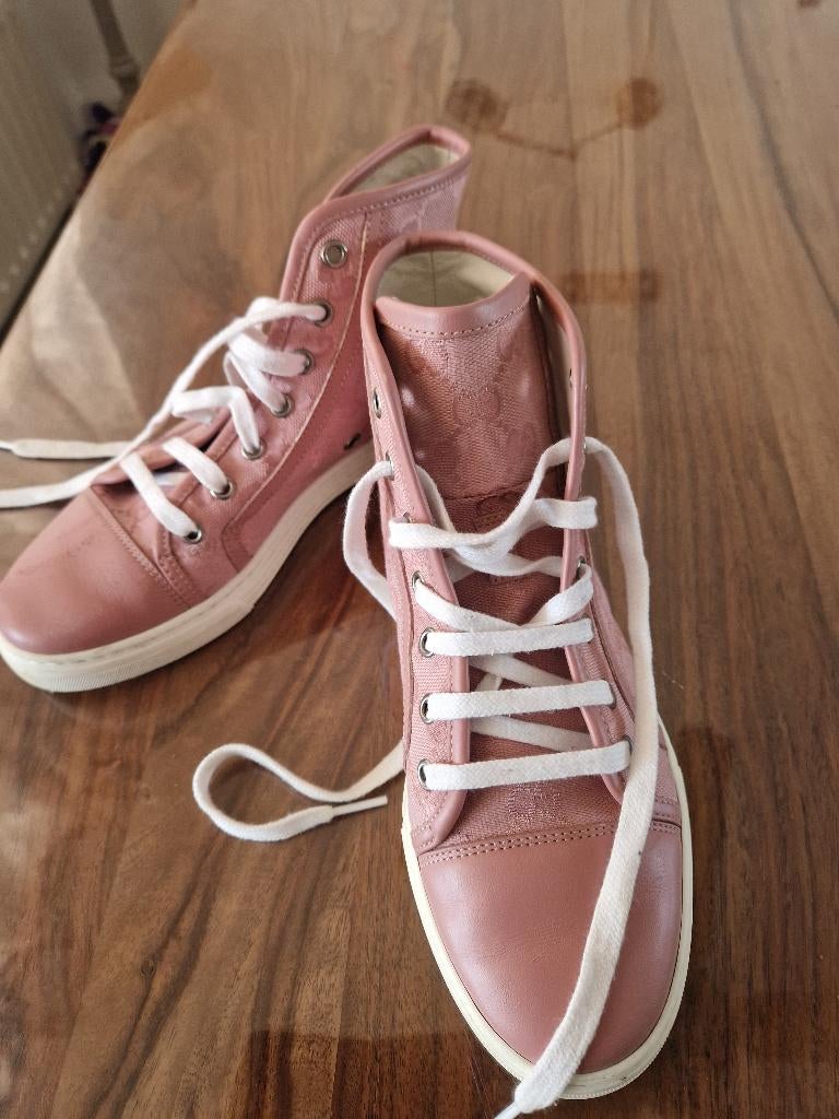 Gucci High-Top sneakers, Ophalen of Verzenden, Roze, Gucci, Sneakers of Gympen