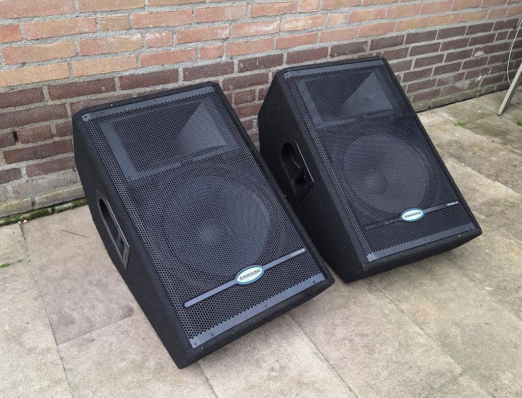 Samson Resound HD RS15mHD Monitor Speakers – 300W RMS – Set, Overige typen, Zo goed als nieuw, 120 watt of meer, Ophalen