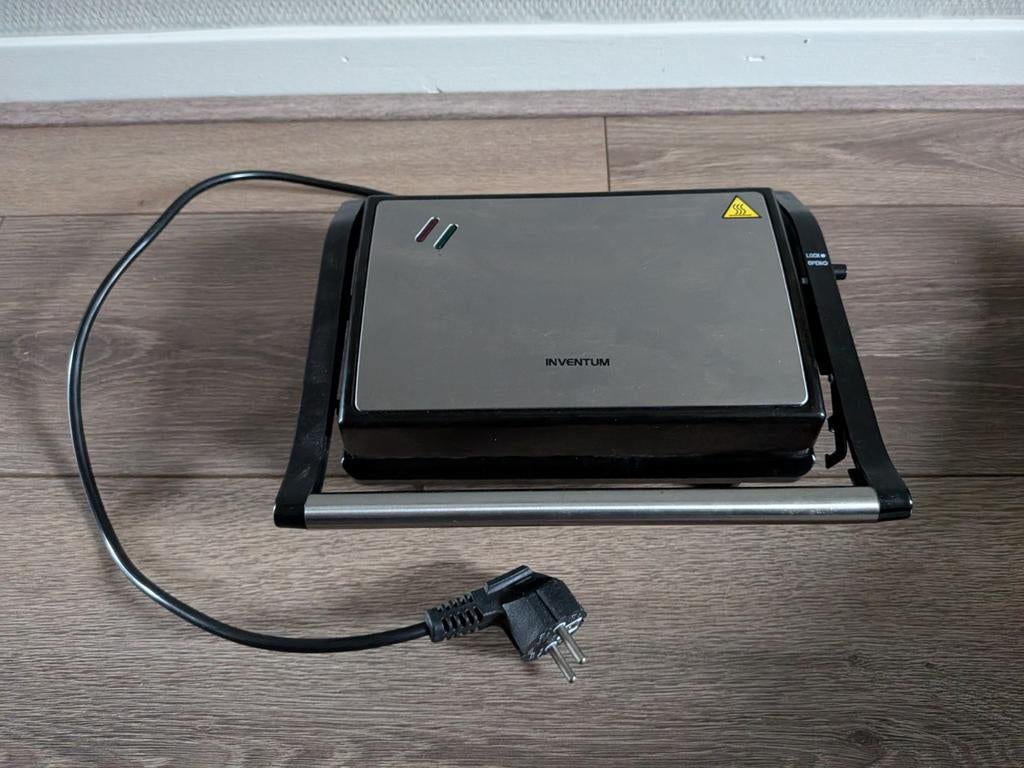 Inventum contactgrill CG616, Witgoed en Apparatuur, Contactgrills, Gebruikt, Ophalen of Verzenden
