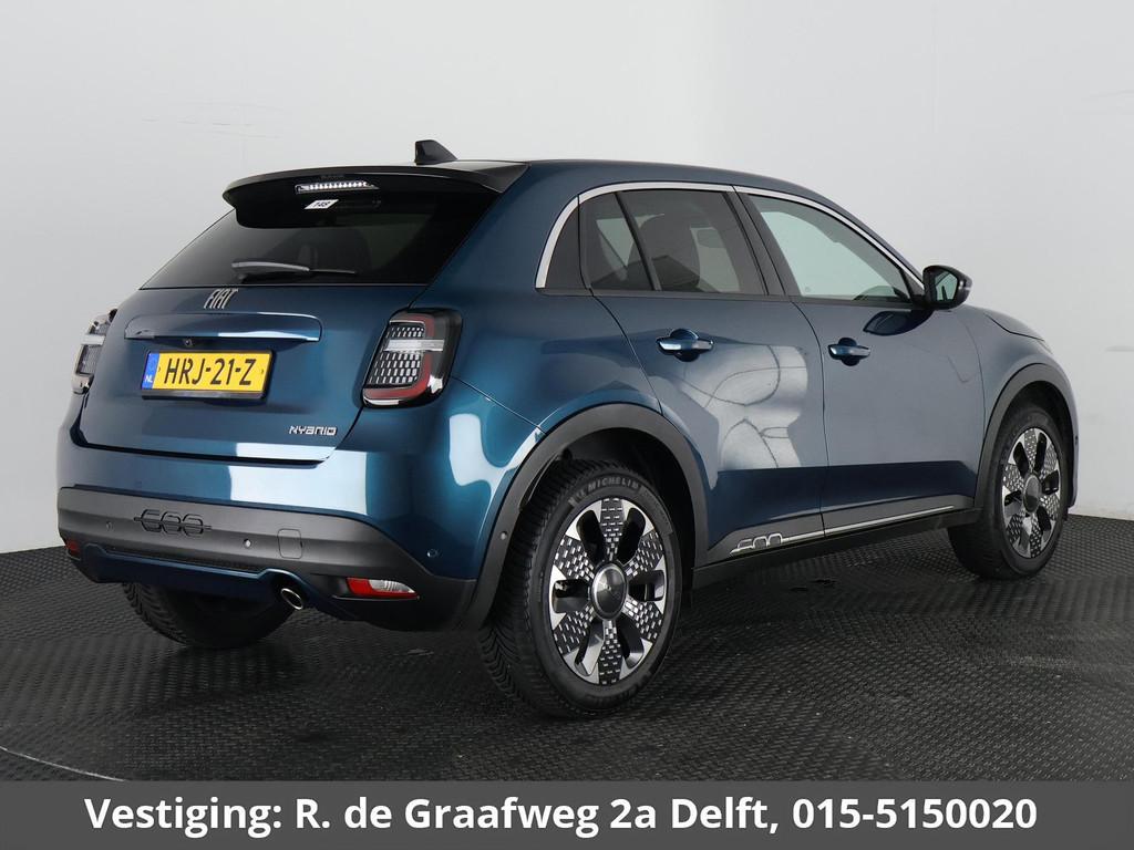 Fiat 600 1.2 Hybrid La Prima | Apple Carplay & AndroidAUTO |, Gebruikt, 1199 cc, Blauw, Origineel Nederlands