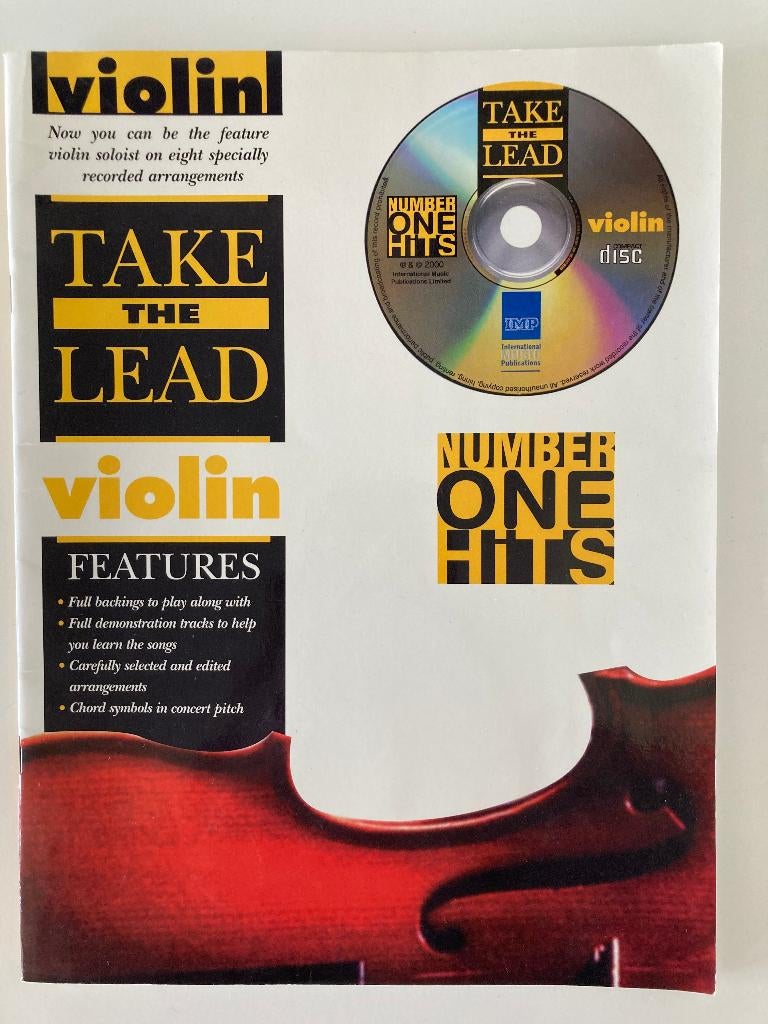 Take the lead vioolboek pop met cd, Les of Cursus, Ophalen of Verzenden, Zo goed als nieuw, Viool of Altviool