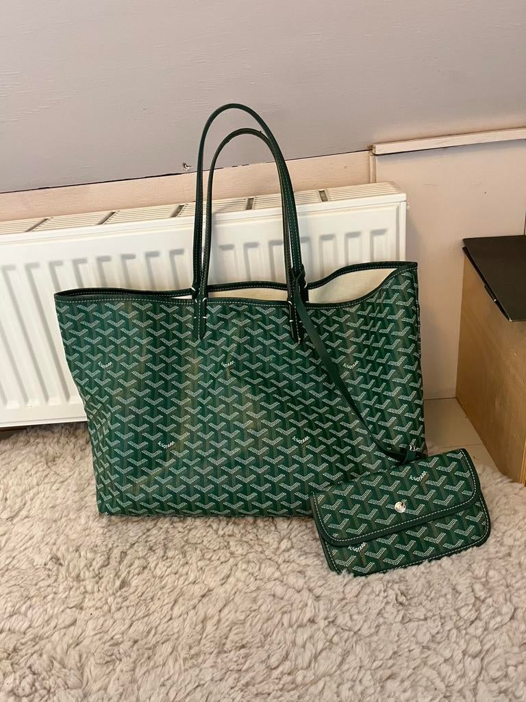 Groene goyard tas, Ophalen of Verzenden, Zo goed als nieuw, Groen, Shopper