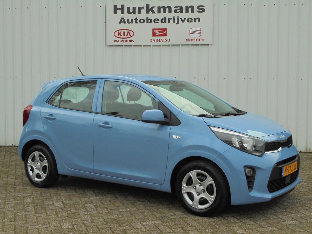 Kia Picanto 1.0i 67PK AIRCO NL-AUTO HIPPE KLEUR !, 21 km/l, Stof, Gebruikt, Mistlampen