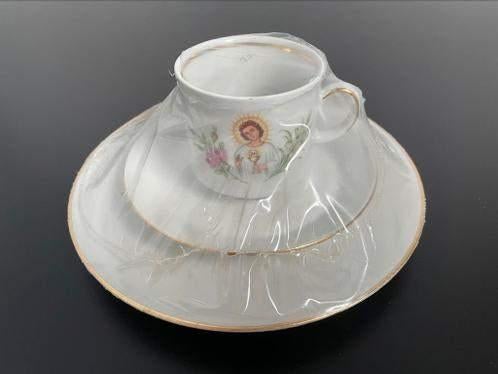 Nieuw in ongeopende verpakking: Heilige Communie servies, Ophalen of Verzenden, Nieuw, Overige typen, Christendom | Katholiek