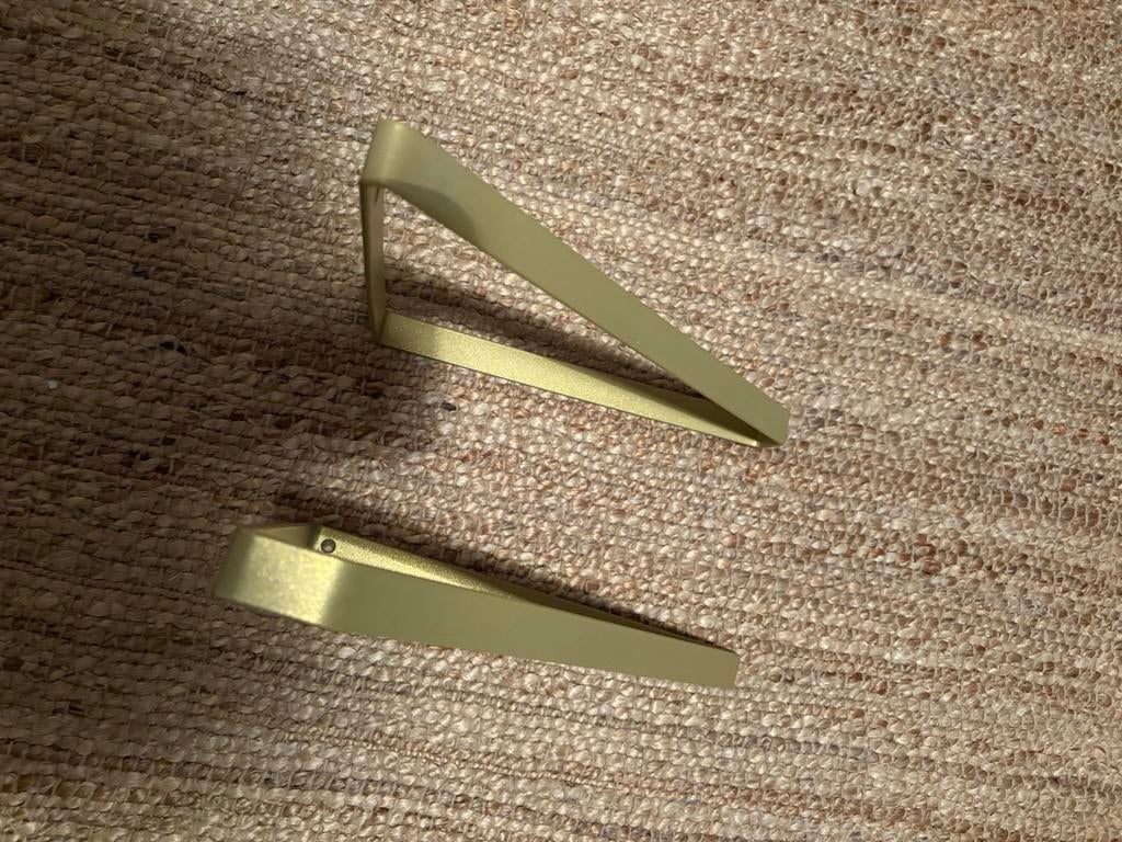 Plankdragers Messing Goud Goudkleurig Plank Praxis Duraline, Ophalen of Verzenden, Zo goed als nieuw