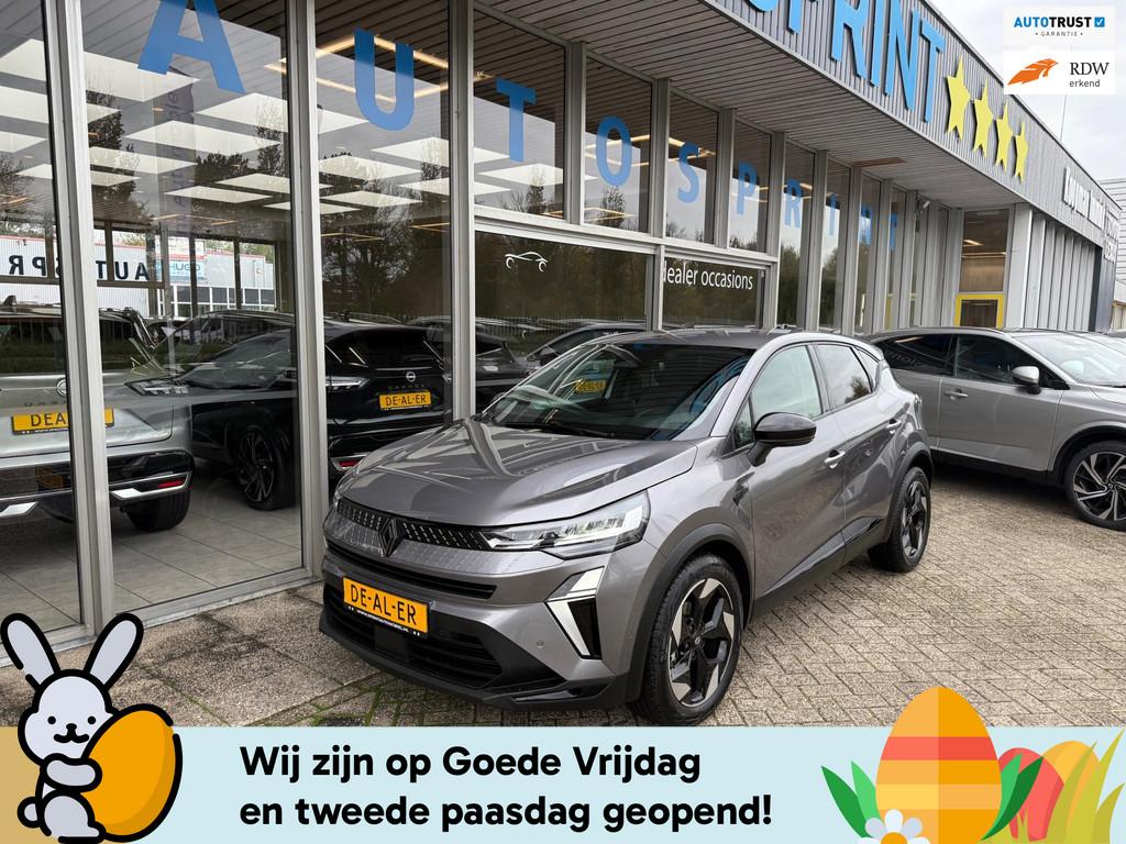Renault Captur 1.3 mild hybrid 160 techno 158PK / ACHTERUITR, 1272 kg, Stof, Zwart, 4 cilinders