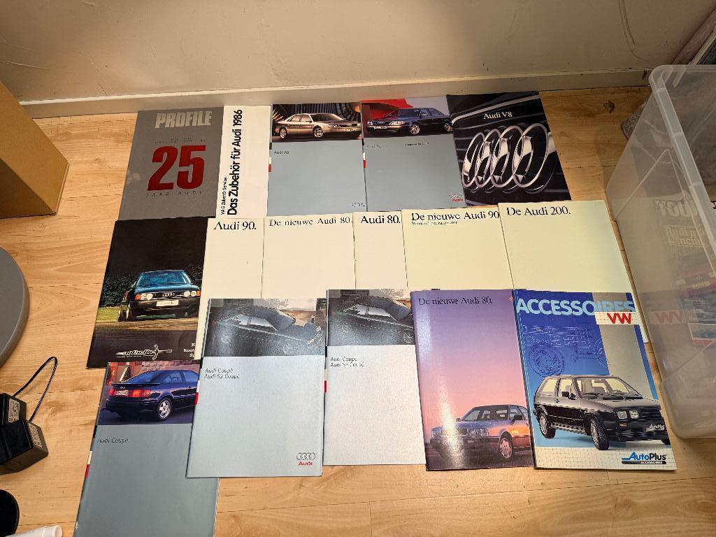 Audi S2 S6 V8 90 200 Nothelle en Audi coupe Brochures, Ophalen of Verzenden, Zo goed als nieuw, Audi