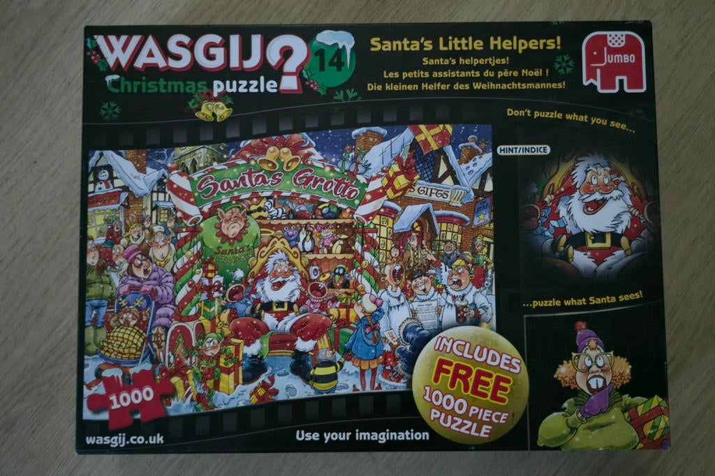 Wasgij puzzel 24 . +gratis extra 1000 stukjes, Ophalen, 500 t/m 1500 stukjes, Zo goed als nieuw