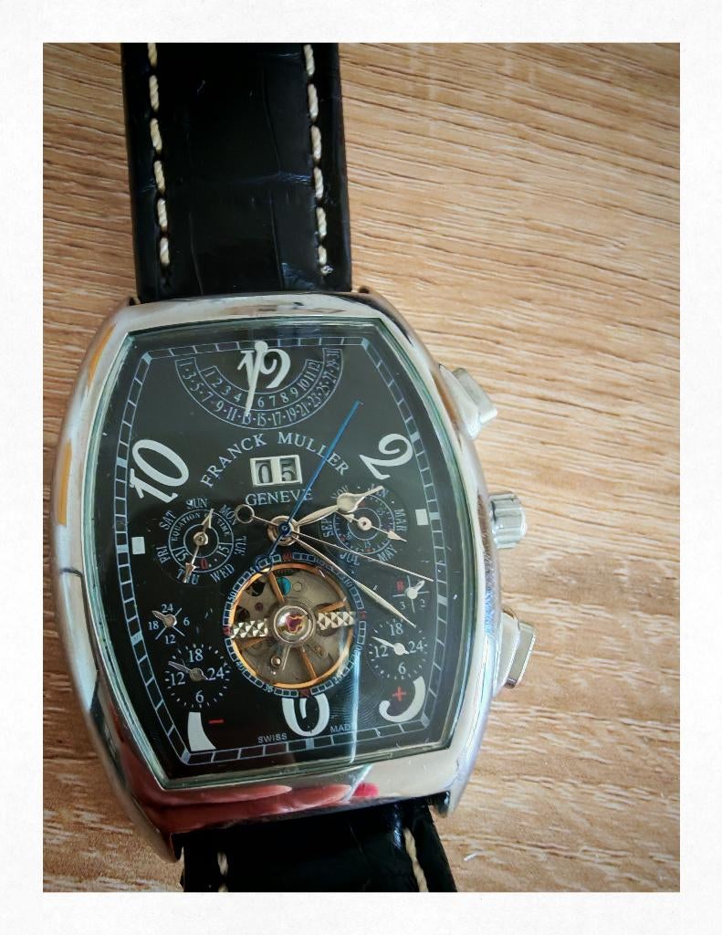 FRANCK MULLER   automatisch horloge, Staal, Polshorloge, Ophalen, Overige merken