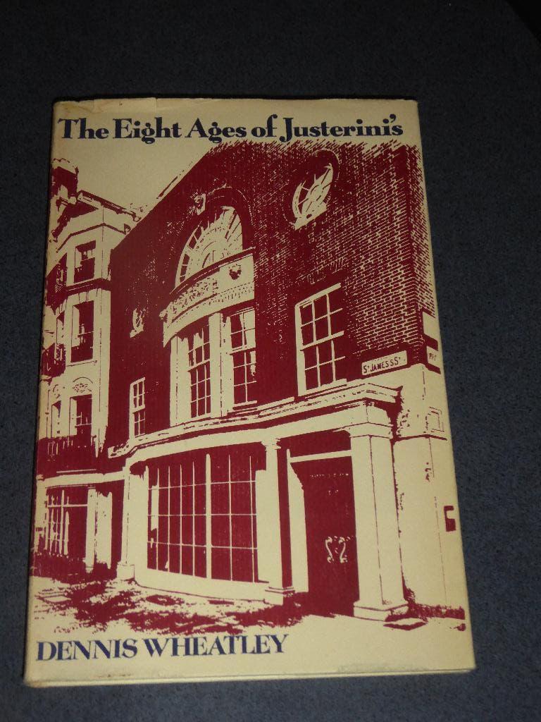 The Eight Ages of Justerini's - DENNIS WHEATLEY, Non-fictie, Verzenden, Zo goed als nieuw, DENNIS WHEATLEY