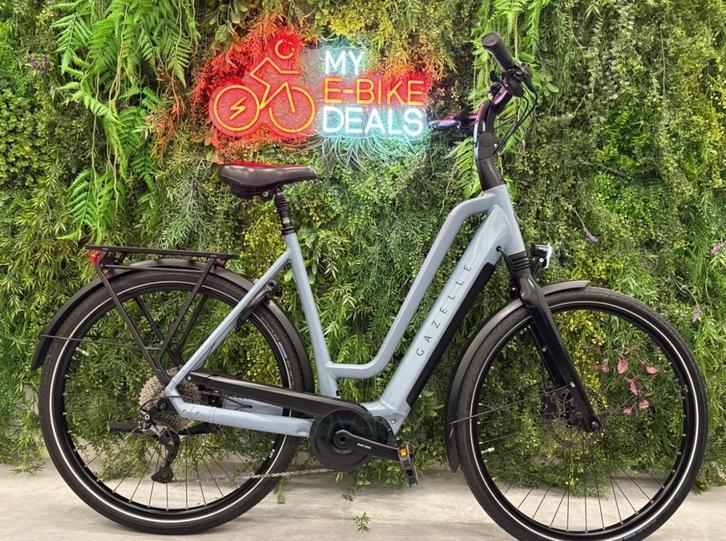 Gazelle Chamonix T10 HMS - Middenmotor - 57cm, -, Ophalen of Verzenden, Zo goed als nieuw, 50 km per accu of meer