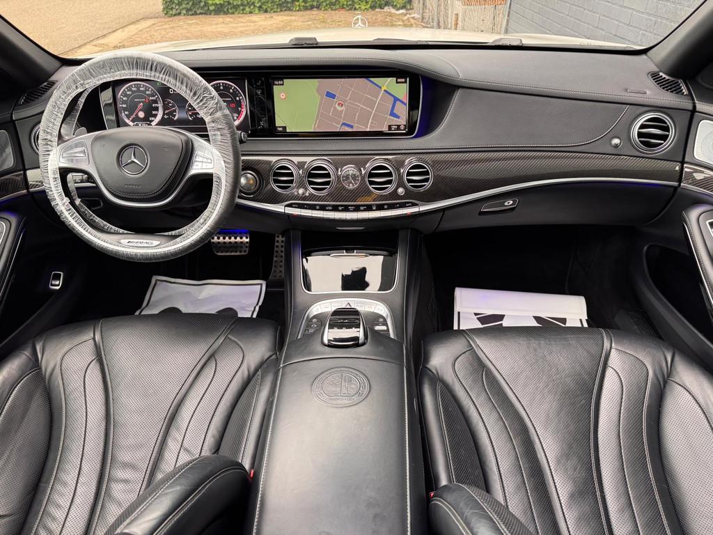 Mercedes-Benz S-klasse AMG 63 4Matic Lang|PANO|360|STANDKACH, 5461 cc, Gebruikt, Wit, Bedrijf
