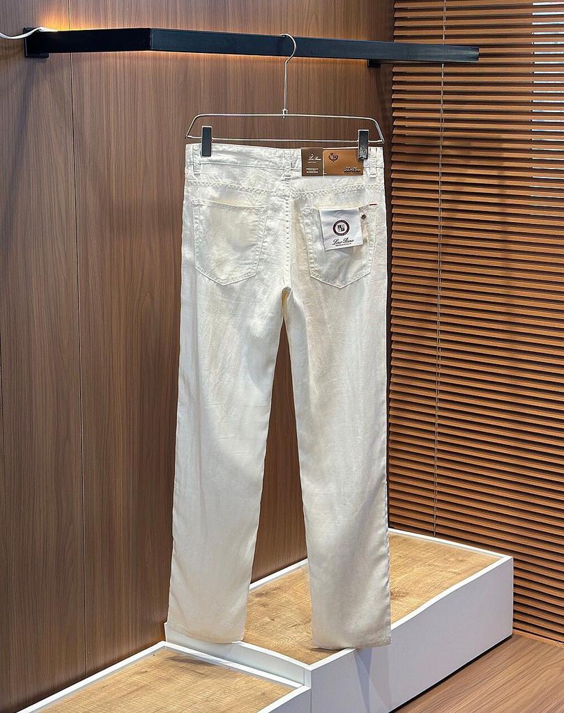 Loro piana pantalon, Kleding | Dames, Ophalen of Verzenden, Zo goed als nieuw, Blauw, W30 - W32 (confectie 38/40)