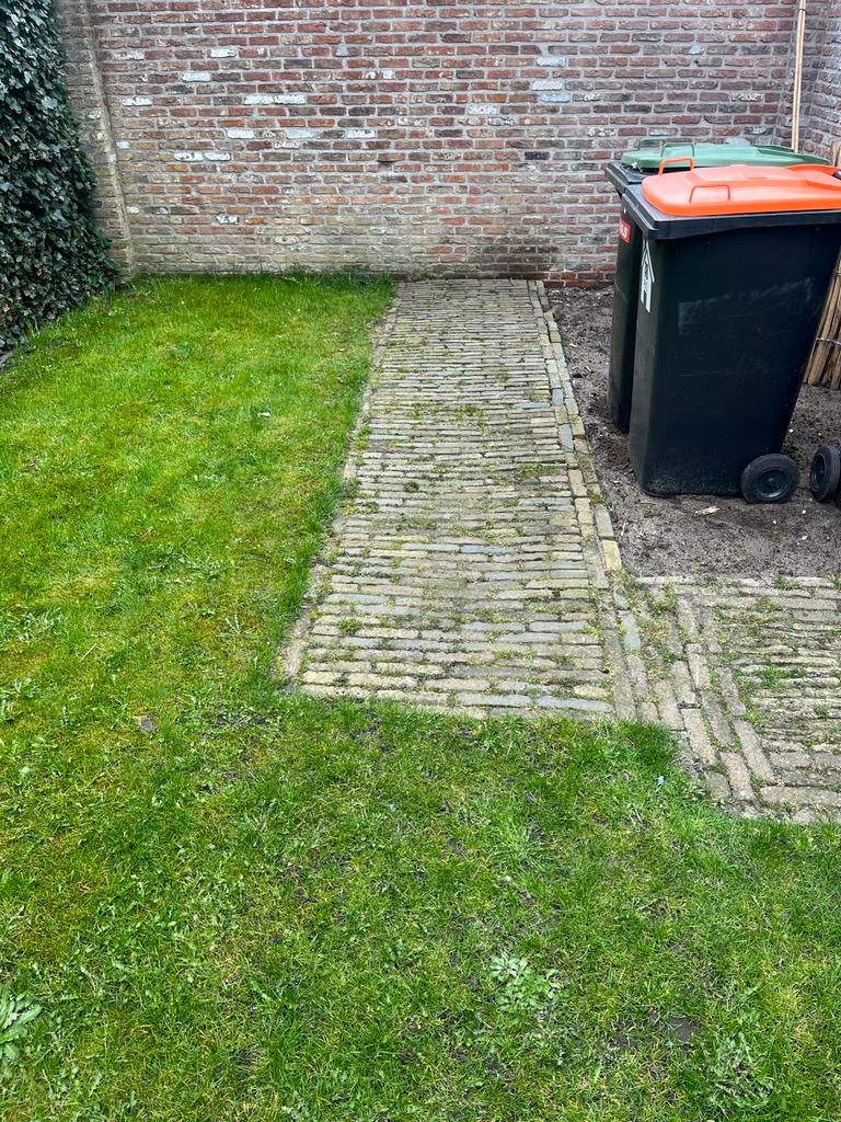 Oude gebakken waalformaat straatstenen, Overige materialen, Gebruikt, Klinkers, 5 tot 10 m²