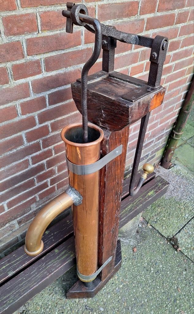 Antieke Koperen Waterpomp, Antiek en Kunst, Antiek | Koper en Brons, Ophalen of Verzenden