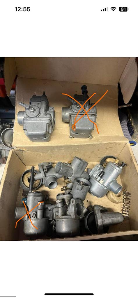 Zundapp Carburateurs - Diverse Modellen, Fietsen en Brommers, Ophalen of Verzenden, Gebruikt, Carburateur