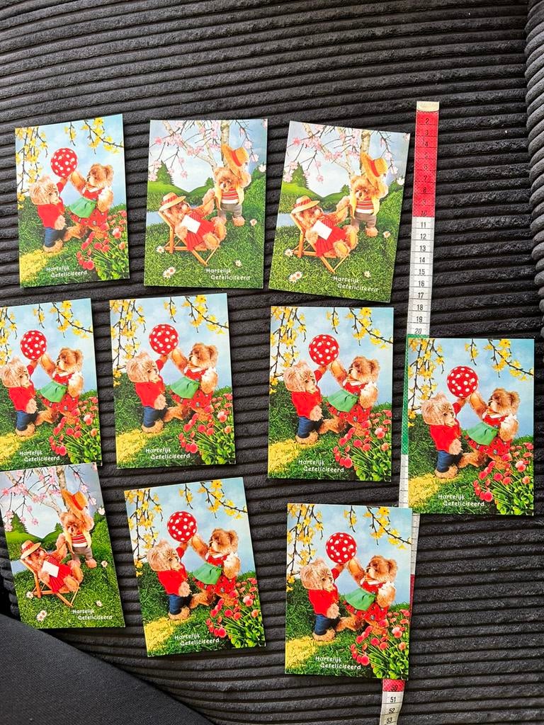 10 x oude Teddy beer kaarten, Verzamelen, Ansichtkaarten | Themakaarten, Ongelopen, Ophalen of Verzenden