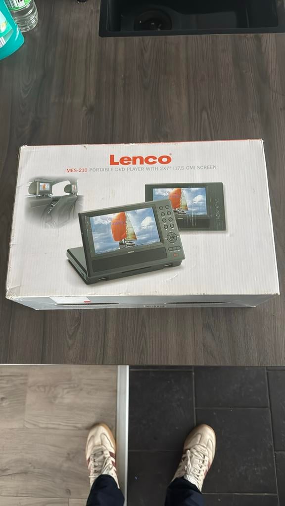 Lenco MES-210 Draagbare DVD Speler met 2x 7" Scherm, Draagbaar, Nieuw, Ophalen, Overige merken
