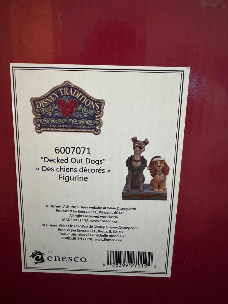 Disney traditions decked out dogs te koop, Verzamelen, Disney, Ophalen, Overige figuren, Zo goed als nieuw, Beeldje of Figuurtje