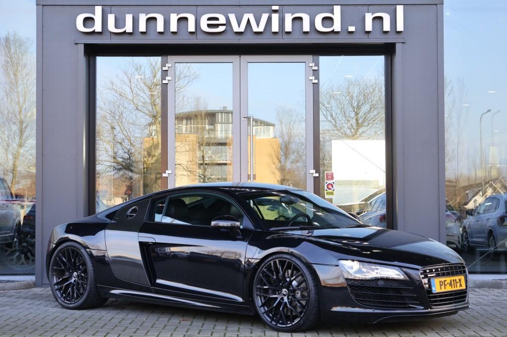 Audi R8 4.2 V8 FSI *CARBON*SPORTUITLAAT*GOEDE STAAT*, Auto's, Audi, Automaat, Gebruikt, Zwart, Leder