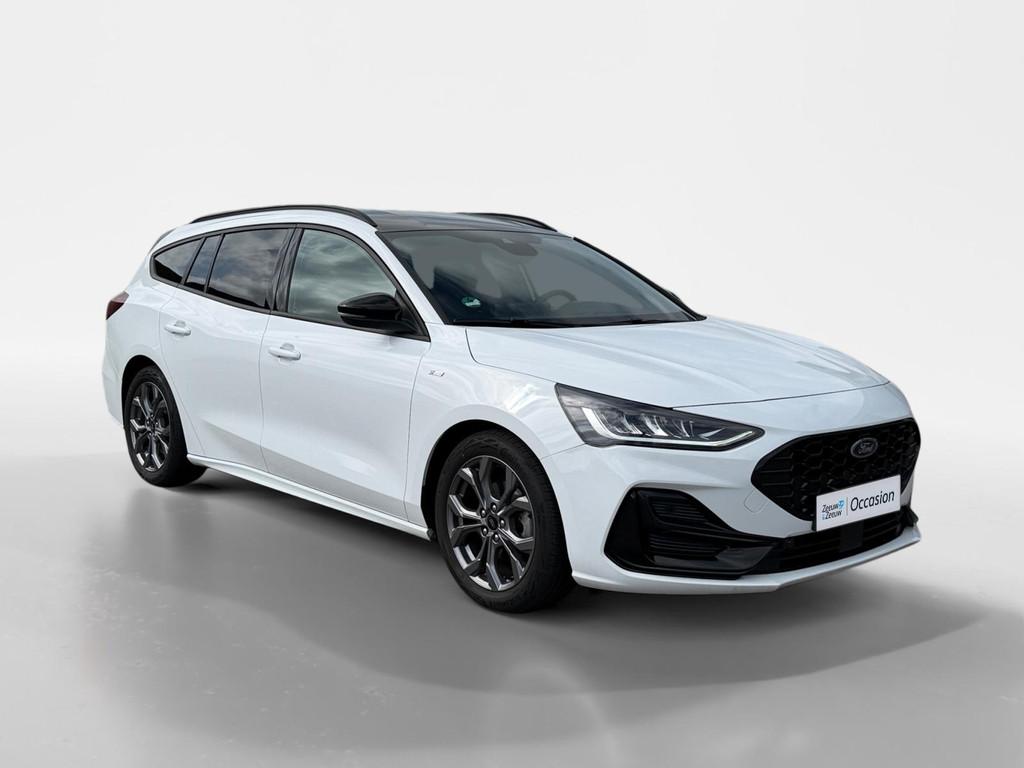 Ford Focus Wagon 1.0 EcoBoost Hybrid ST Line | Prijs incl. o, Auto's, 12 maanden, Gebruikt, Wit, Origineel Nederlands