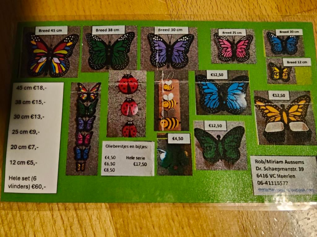 Vlinders, Ophalen of Verzenden