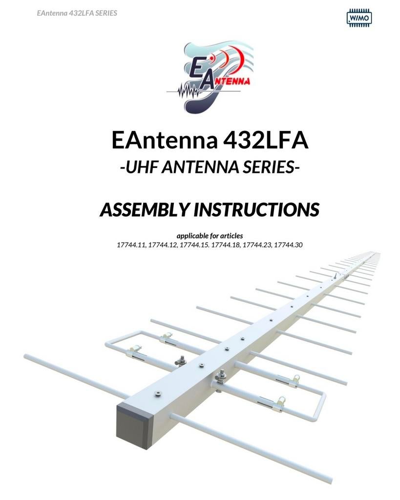 T.k EAntenne 18 elements 432LFA yagi antenne uhf 70cm band, Telecommunicatie, Antennes en Masten, Ophalen of Verzenden, Zo goed als nieuw