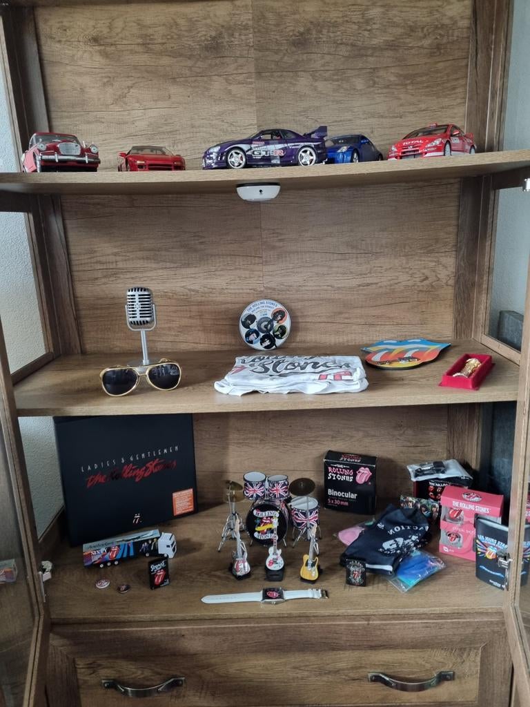 Fitrienekast 2Deurs met  1la en 3 ligt plankenkoort kleur br, Glas, 150 tot 200 cm, Ophalen of Verzenden, Zo goed als nieuw