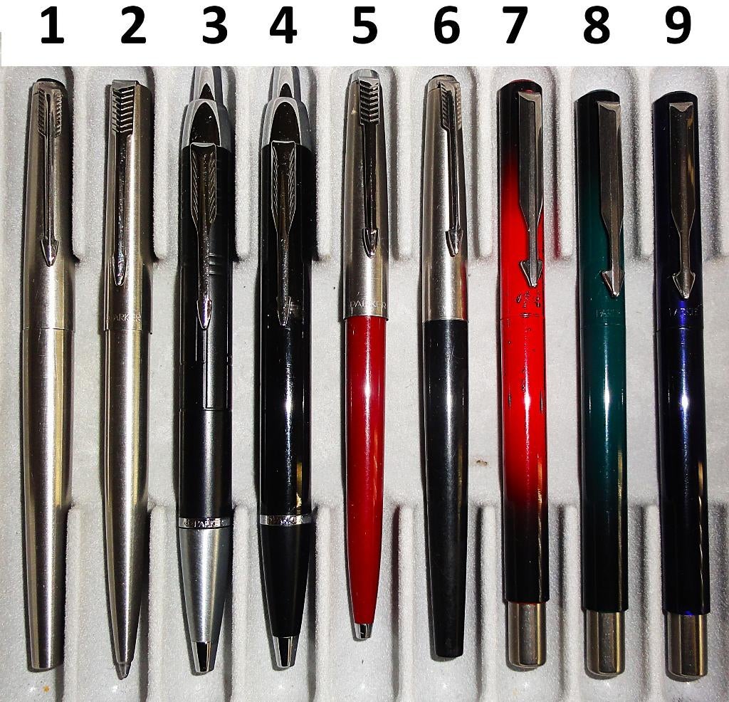 9 X  DIVERSE MODELLEN VAN PARKER, Ophalen of Verzenden, Zo goed als nieuw, Overige typen, Parker