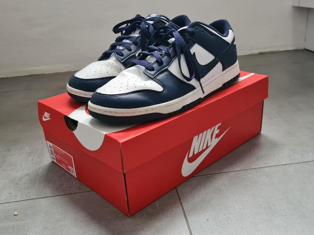 NIKE DUNKS MIDNIGHT BLUE MAAT 45,5, Kleding | Heren, Schoenen, Ophalen, Blauw, Nike, Sneakers of Gympen