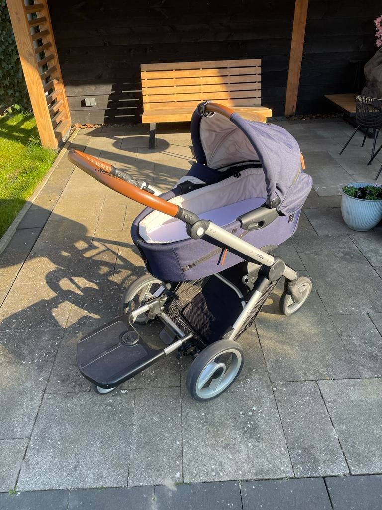 Mutsy Igo kinderwagen met reiswieg en meer (combi), Gebruikt, Ophalen of Verzenden, Combiwagen, Met reiswieg