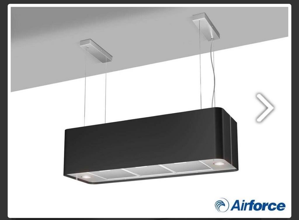 Eilandafzuigkap - AIRFORCE F181 XXL, Witgoed en Apparatuur, Afzuigkappen, Nieuw, Wandschouwkap, 600 tot 800 m³ per uur, Motor