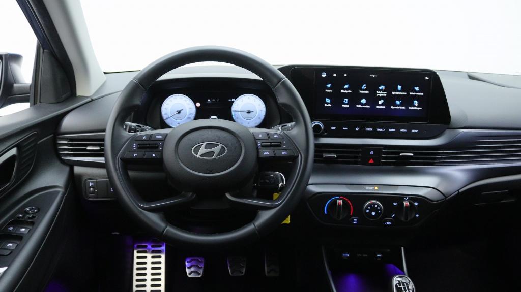 Hyundai Bayon 1.0 T-GDI Comfort Smart | LED | Private lease, Keurmerk '100% Onderhouden', 12 maanden, Gebruikt, Zwart