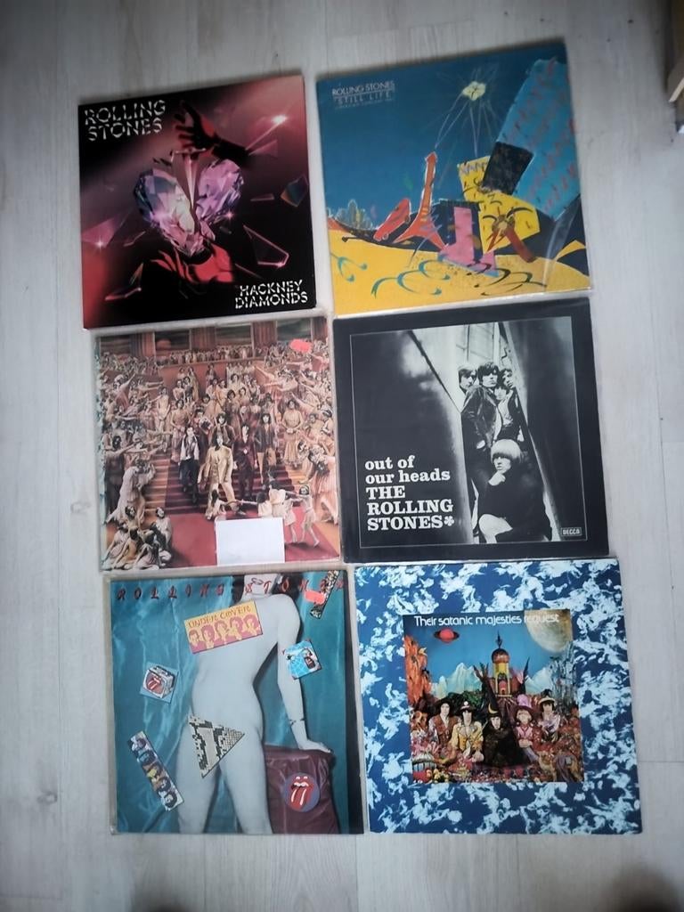 The Rolling Stones LP Collectie - 6 Albums, Ophalen of Verzenden, Gebruikt, 12 inch, Rock-'n-Roll