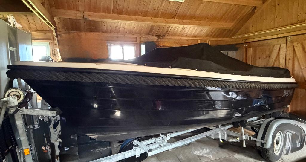 Sloep 4,70 - Mercury 30 pk buitenboord - Trailer, Watersport en Boten, Sloepen, Ophalen, 10 tot 30 pk, Gebruikt, 3 tot 6 meter