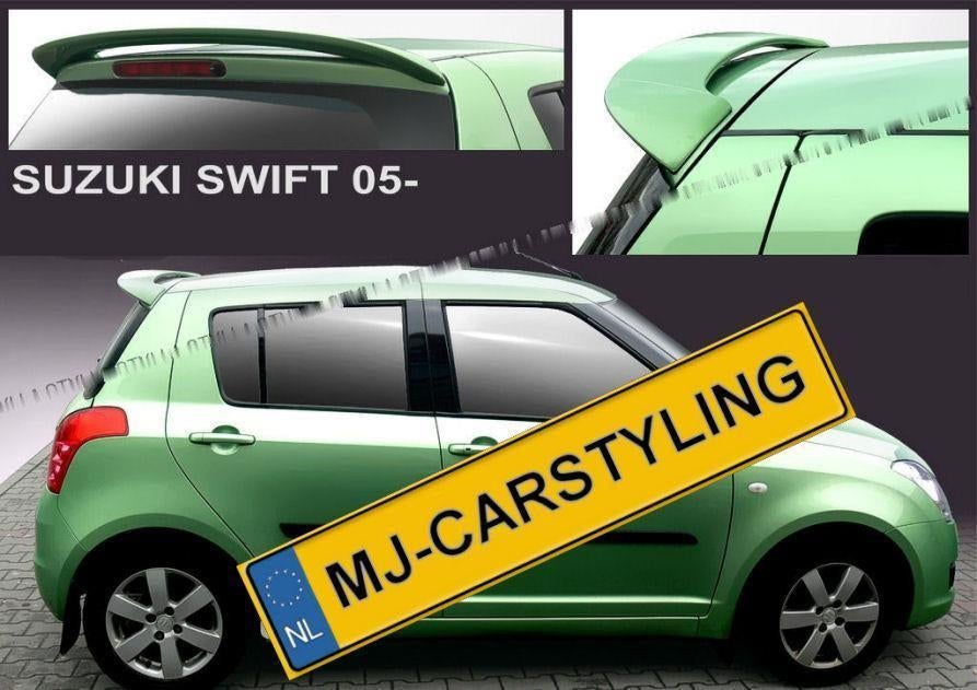 Suzuki Swift - Dakspoiler, Auto diversen, Tuning en Styling, Ophalen of Verzenden, MJ-Carstyling, Info@mj-carstyling.net, Sibeliusstraat 81 5011JH Tilburg