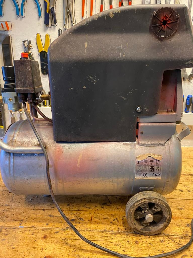 Kinzo Air Power Compressor - Gebruikt, Ophalen, Gebruikt, 6 tot 10 bar, Minder dan 200 liter/min