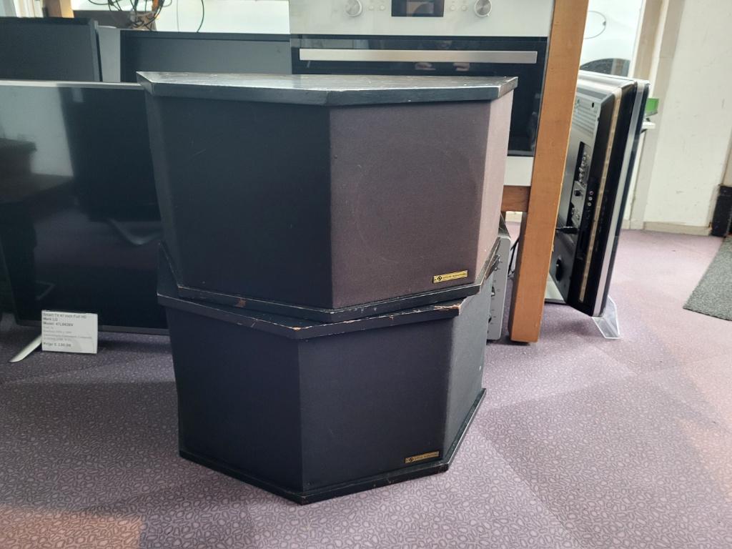 Vintage Luidsprekerset Ohio Sound SAR-80, Gebruikt, 60 tot 120 watt, Front, Rear of Stereo speakers, Ophalen