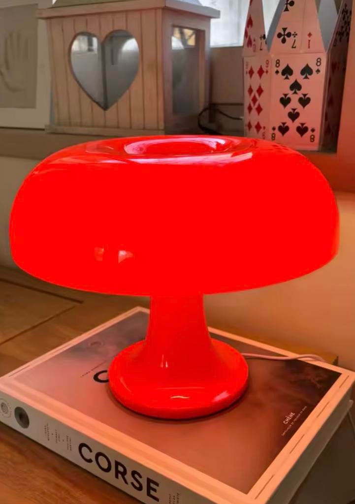 Paddenstoel Bauhaus Stijl Tafellamp  – Dimbaar LED - NIEUW, Verzenden, Nieuw, Minder dan 50 cm