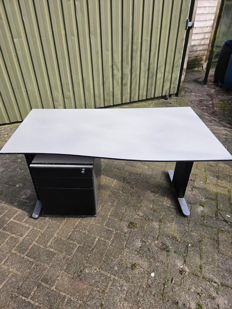 Ahrend Bureau met Ladeblok 140x80 - Goede Staat, Ophalen