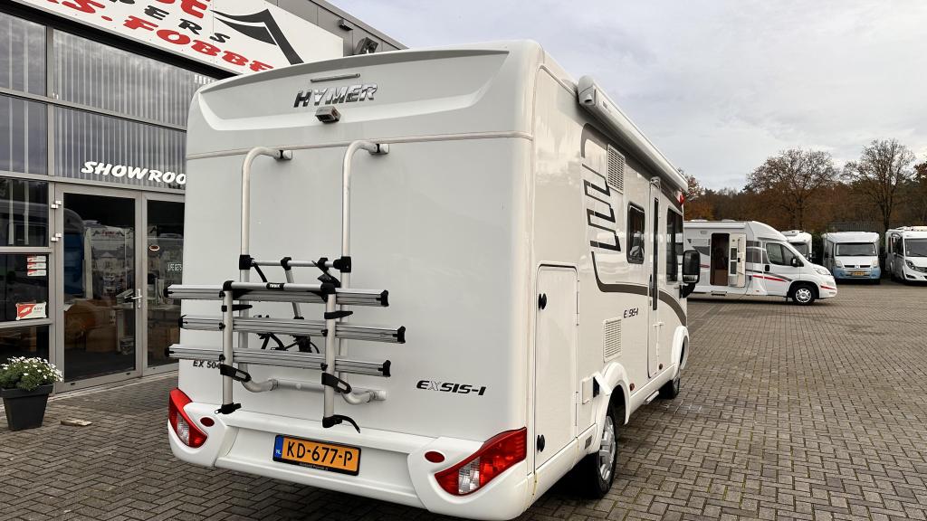 Automaat met Dwarsbed en Hefbed De Hymer Exsis I580 57dkm, Automaat, Ringverwarming, Fiat, Koelkast