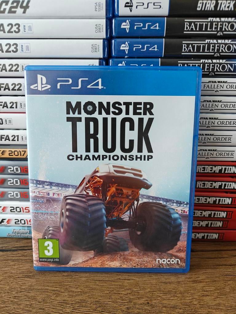 Monster truck championship playstation 4, ., 1 speler, Ophalen of Verzenden, Zo goed als nieuw