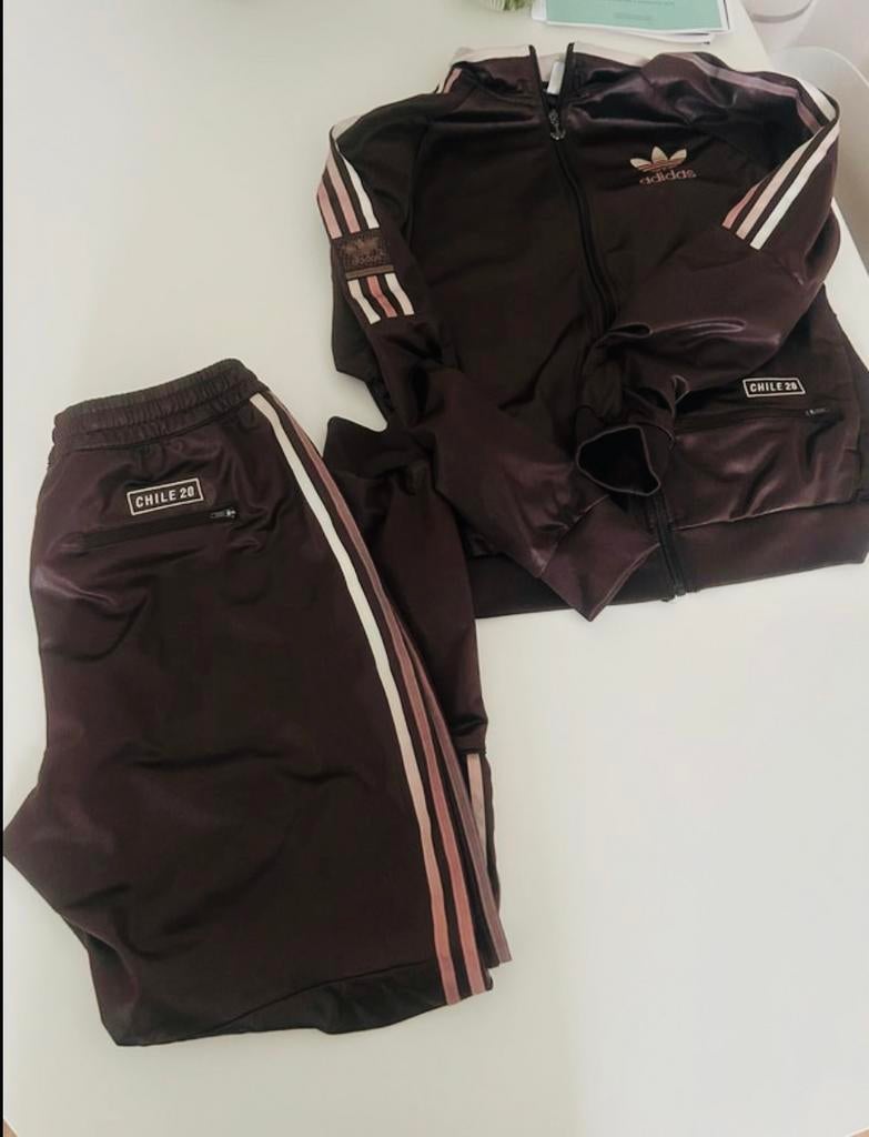 Adidas trainingspak, Kleding | Dames, Sportkleding, Bruin, Maat 42/44 (L), Ophalen of Verzenden, Zo goed als nieuw