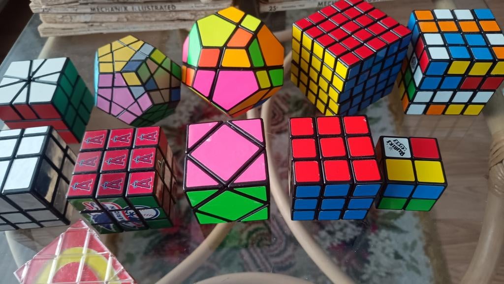 Verzameling Rubiks Cubes, Ophalen of Verzenden