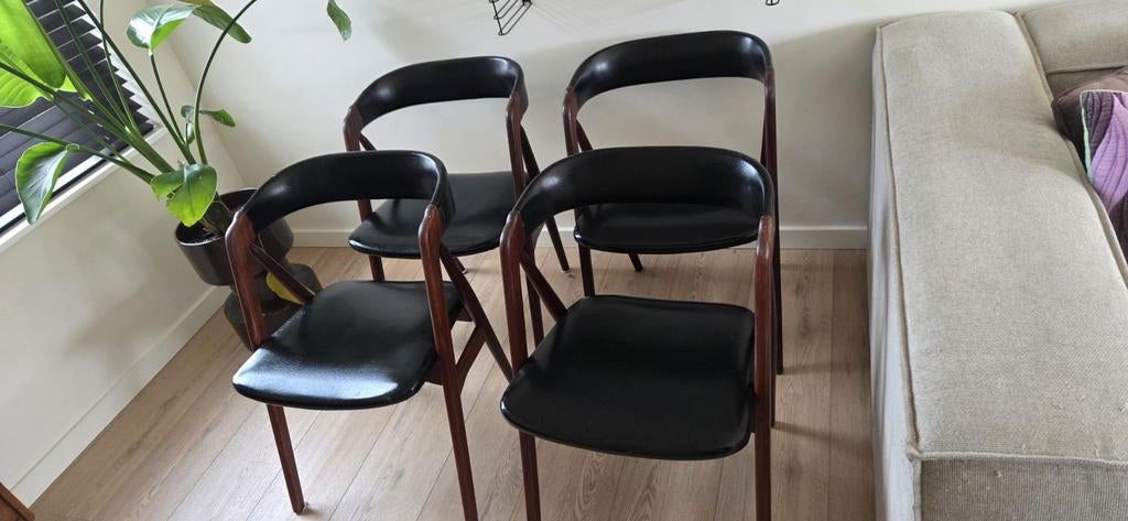 Zweeds design eetkamerstoelen, Ophalen of Verzenden