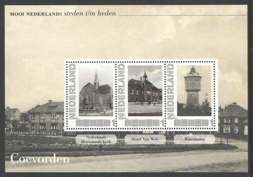 Mooi Nederland Steden t/m Heden: Coevorden 1, Postzegels en Munten, Postzegels | Nederland, Ophalen of Verzenden, Na 1940, Postfris