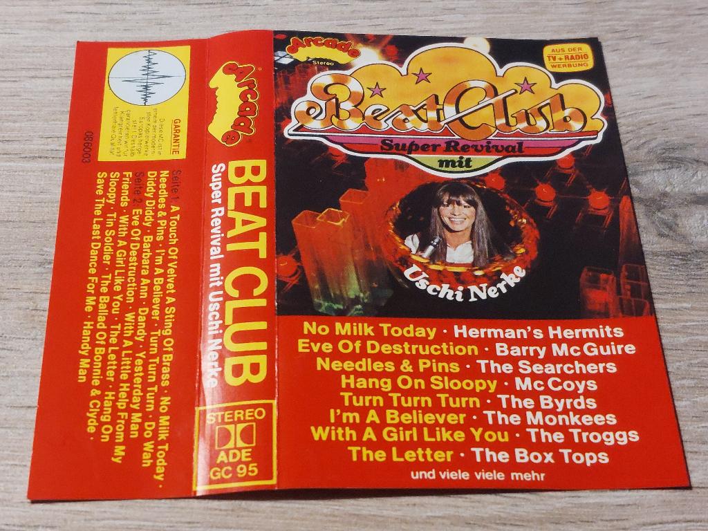 BEAT CLUB SUPER REVIVAL MIT USCHI NERKE (MC), Cd's en Dvd's, Cassettebandjes, Zo goed als nieuw, Origineel, Verzamelalbums, 1 bandje